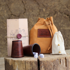 Pack Bluffero: Set de 4 cachos + Set de dominós + Set de cartas + Manual del cacho de REGALO + Grabado GRATIS