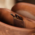 Bolso mate interior de cuero