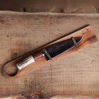 Cuchillo fordado con tabla artesanal de regalo