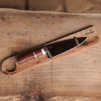 Cuchillo templado con tabla artesanal de regalo