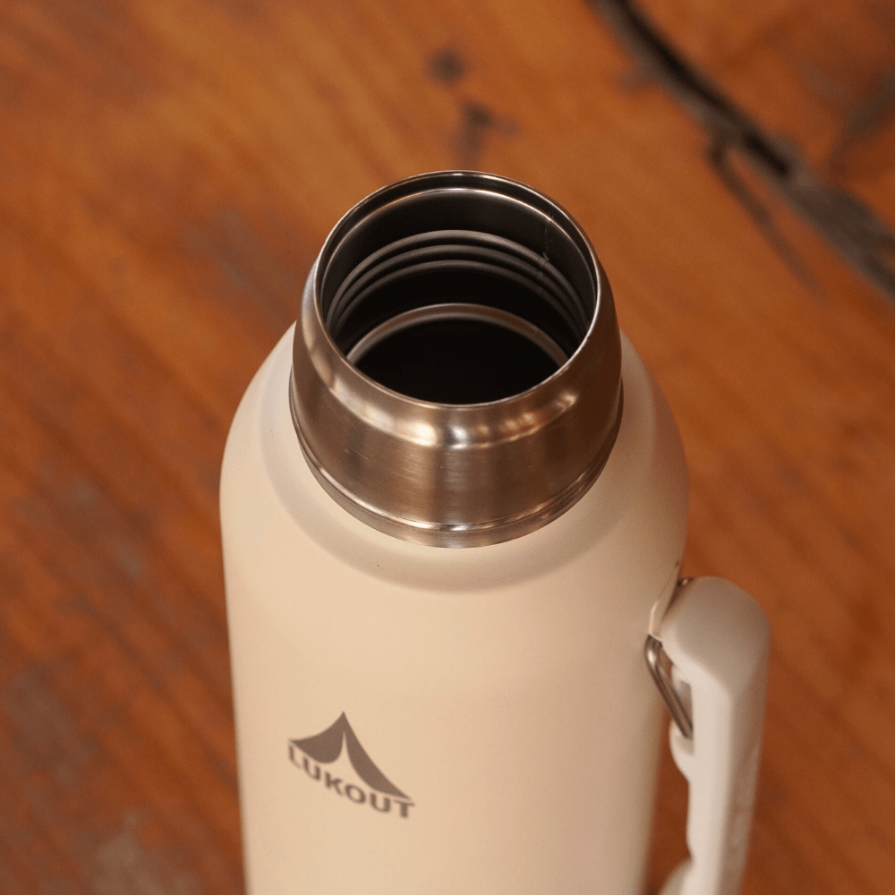 Interior acero inoxidable termo crema