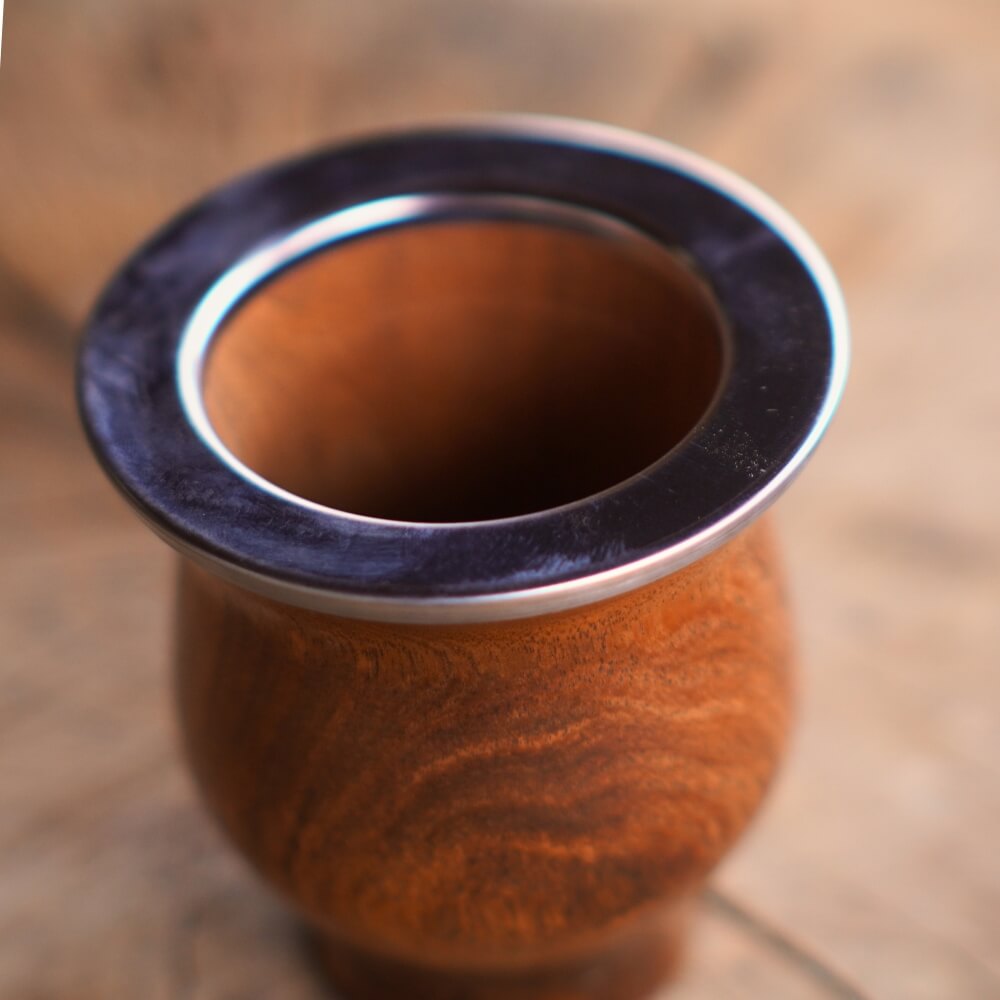 Mate camionero de madera