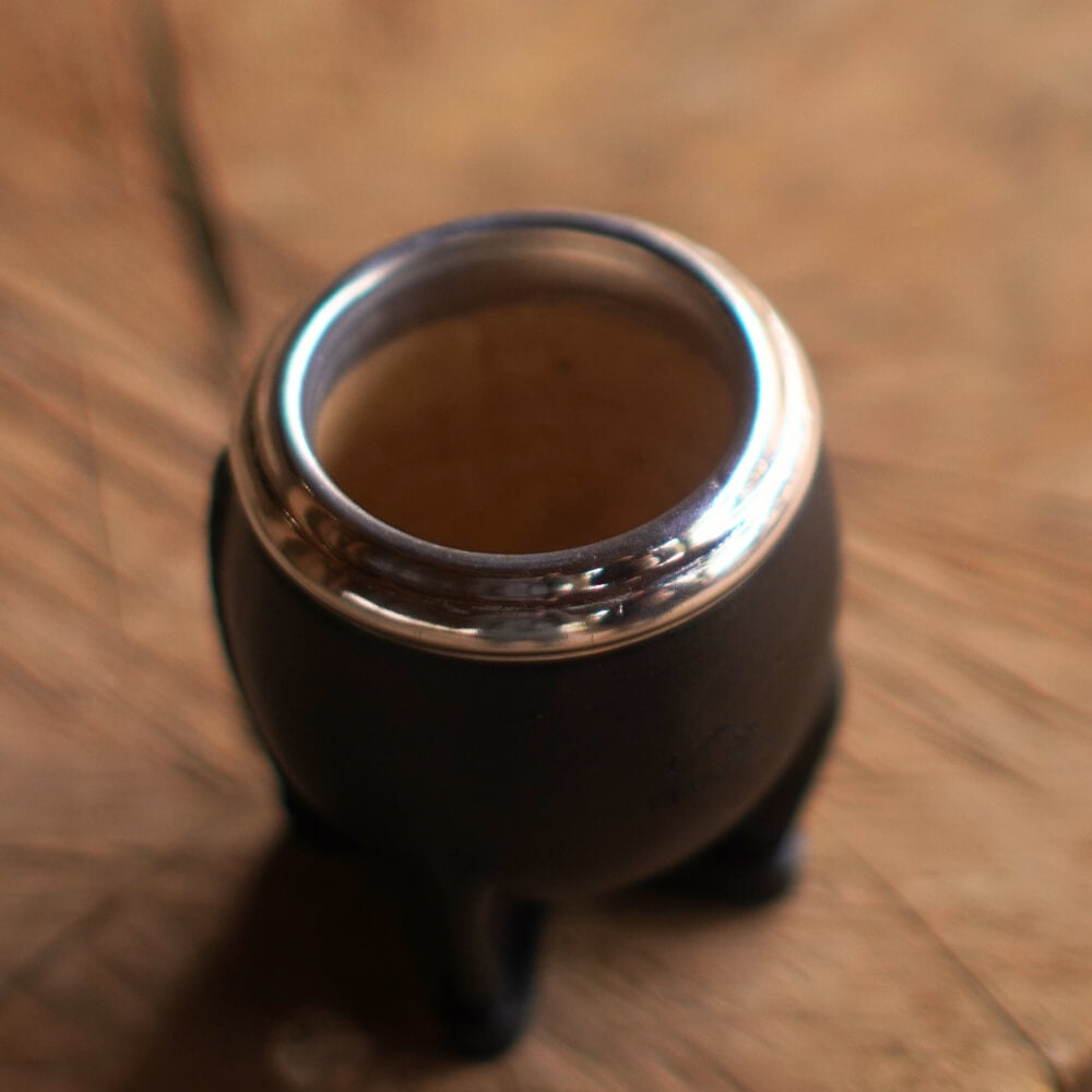 Mate negro interior calabaza