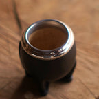 Mate negro interior calabaza
