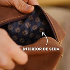 Neceser de hombre forrado al interior mediano