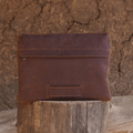 Porta Notebook de cuero Graso