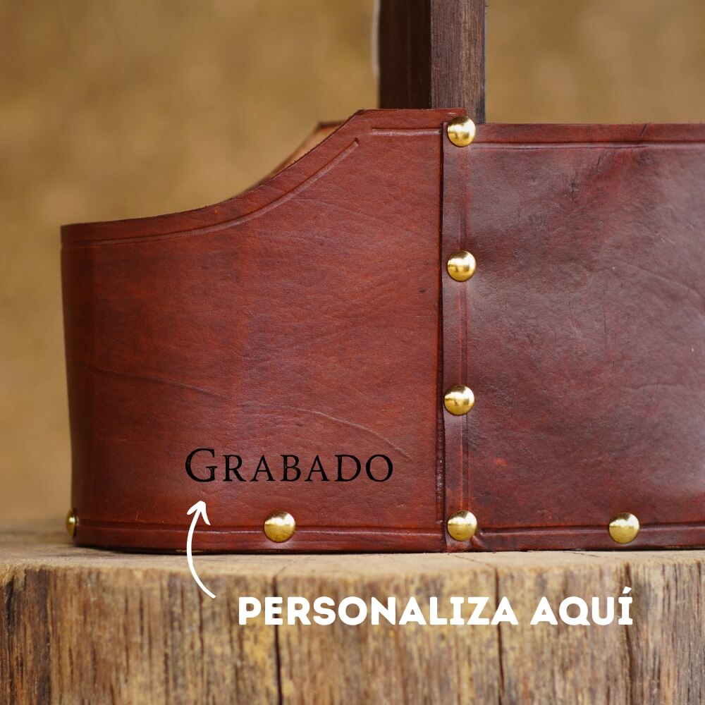 Porta mate tinto personalizable