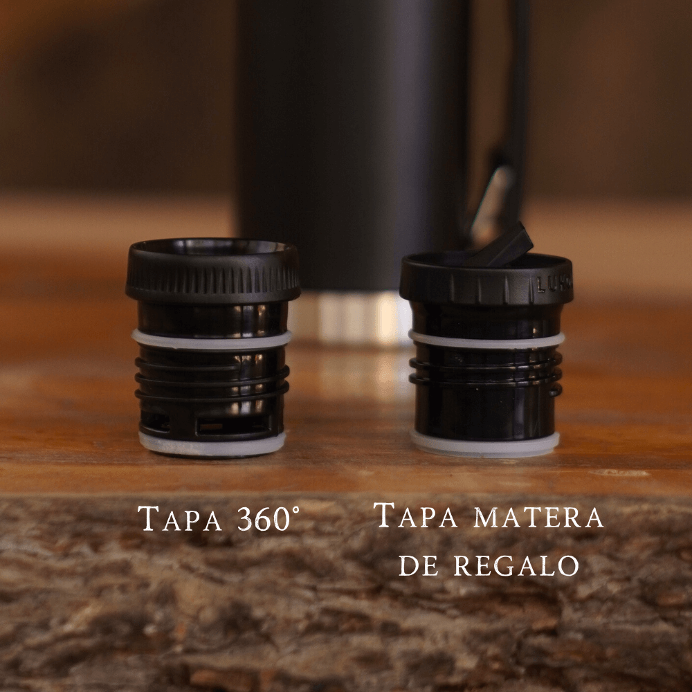 Tapas termo negro