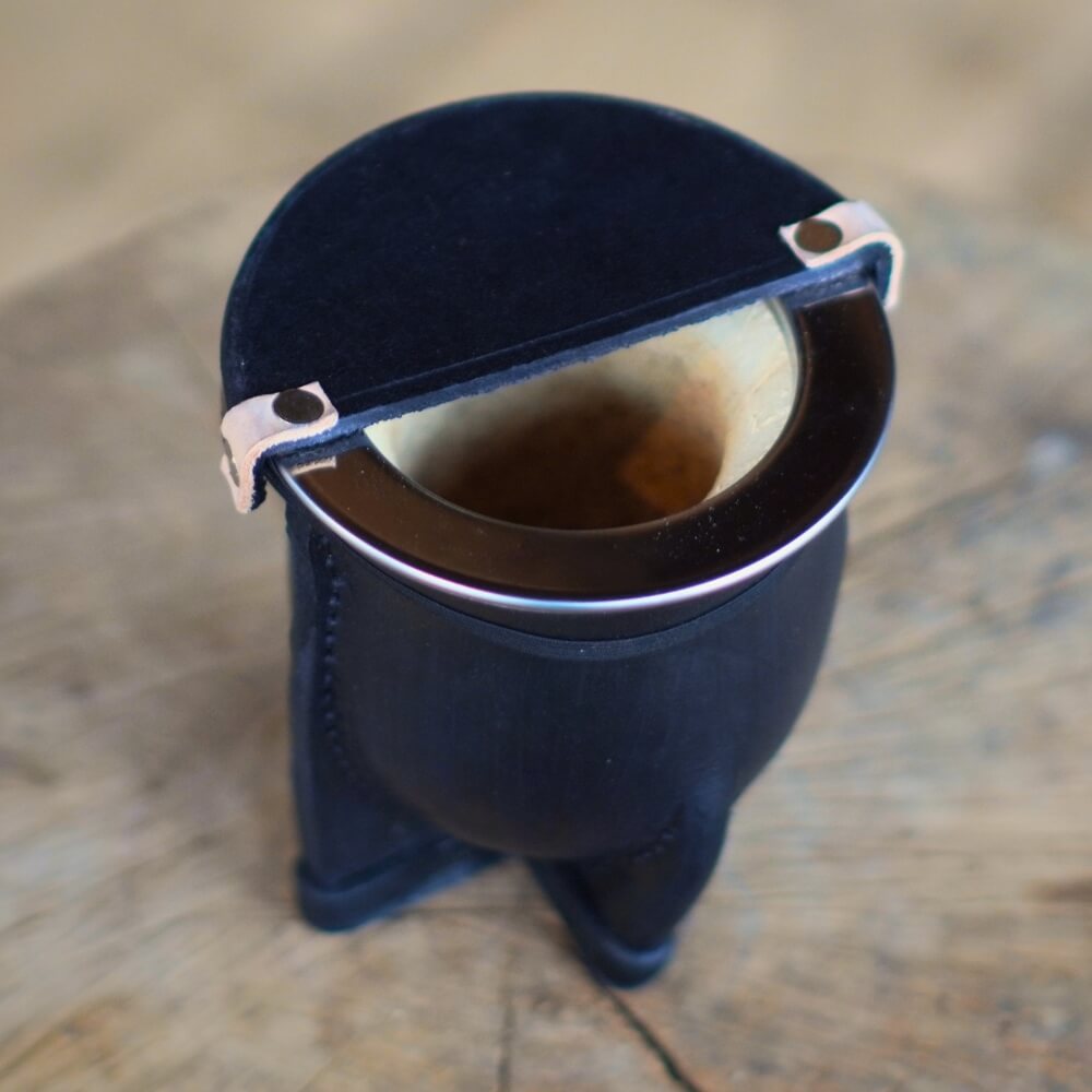 Tapa para mate negro