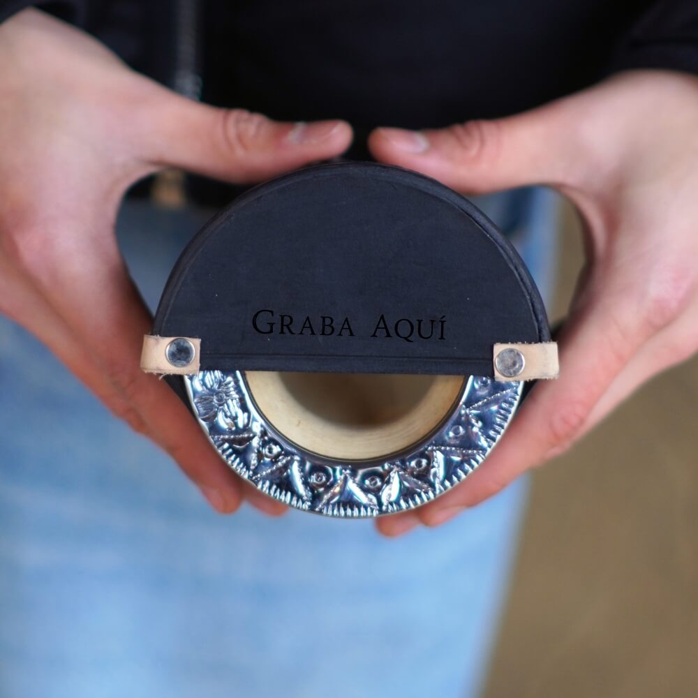 Cubre mate negro personalizable