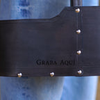 Porta mate personalizable negro