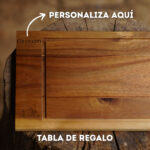 Pack Parrillero: Cuchillo 30cm + Chaira + Tenedor + Tabla de REGALO - Imagen 4